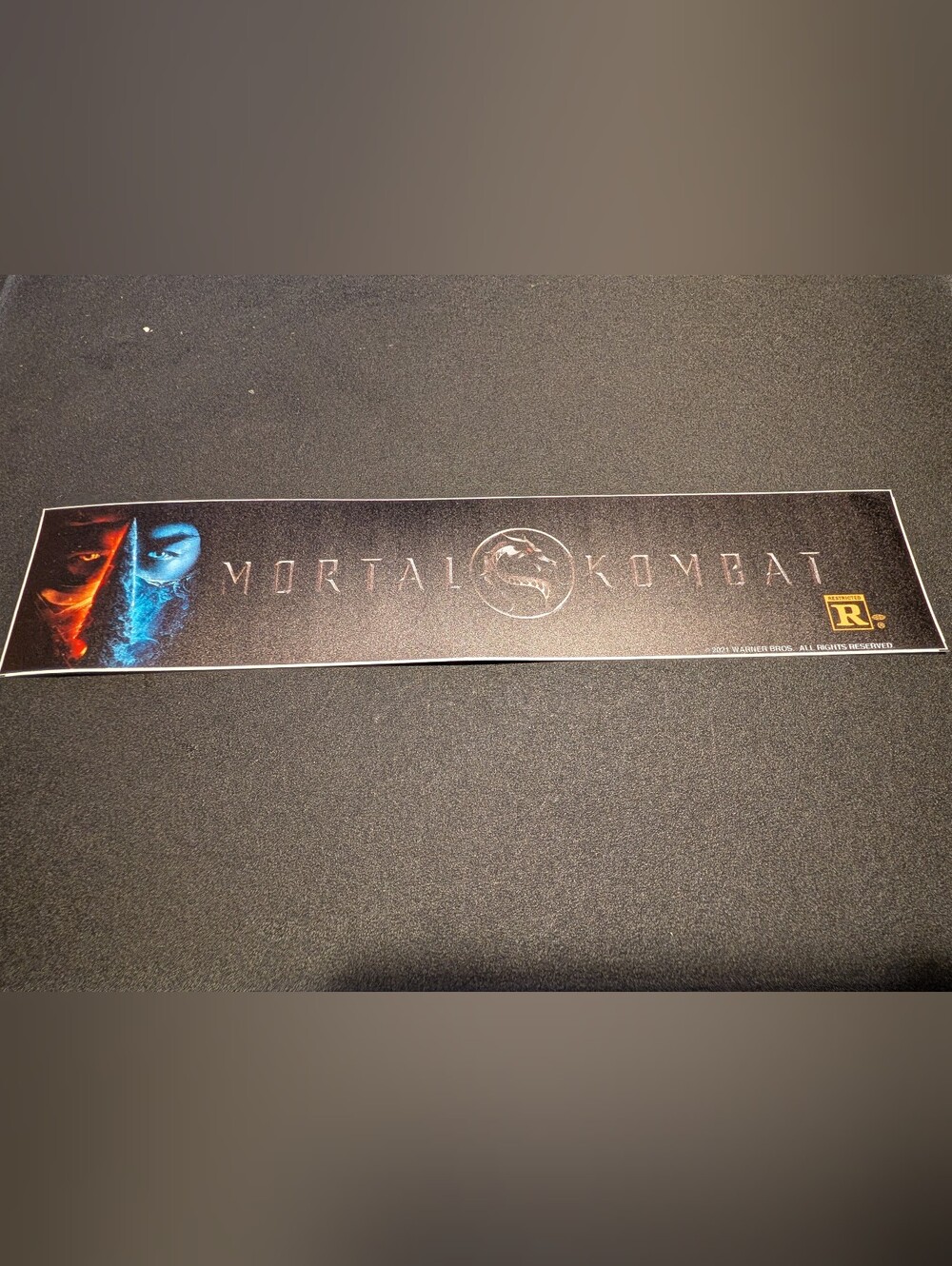 Mortal Kombat Movie Mylar